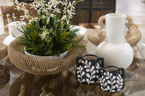 Elk Barcelona Vase Large in White Finish Model: S0077-9121