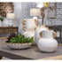 Elk Barcelona Vase Large in White Finish Model: S0077-9121