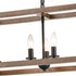 Elk Barrow ISLAND LIGHT in Matte Black Finish Model: 81417/6
