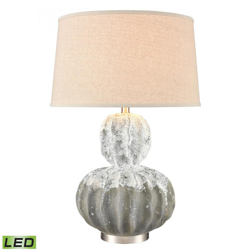 Elk Bartlet Fields 29 Inch High 1 Light Table Lamp in White Includes LED Bulb Model: H0019-8047-LED