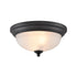 Elk Basics FLUSH MOUNT in Black Finish Model: 7002FM/60