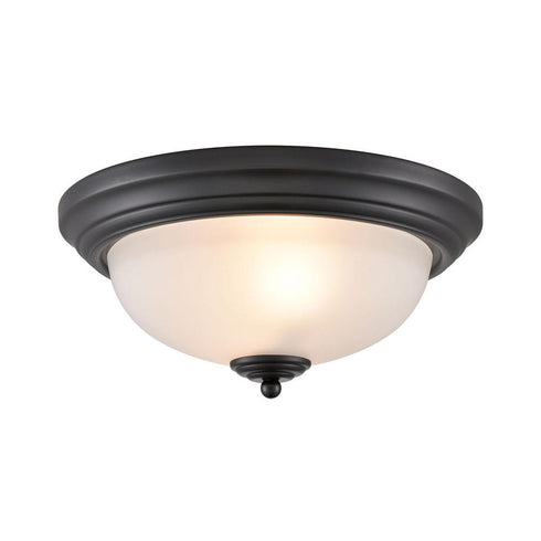 Elk Basics FLUSH MOUNT in Black Finish Model: 7003FM/60