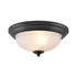Elk Basics FLUSH MOUNT in Black Finish Model: 7003FM/60