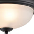 Elk Basics FLUSH MOUNT in Black Finish Model: 7003FM/60