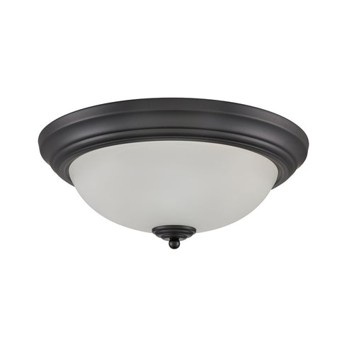 Elk Basics FLUSH MOUNT in Black Finish Model: 7013FM/60