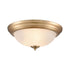 Elk Basics FLUSH MOUNT in Satin Gold Finish Model: 7013FM/50