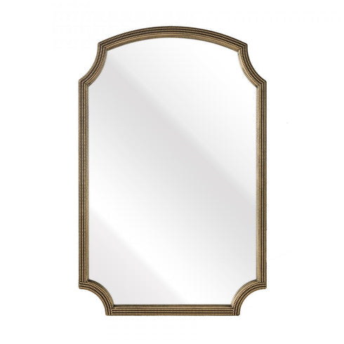 Elk_discontinued Beader Mirror in Gold Finish Model: S0036-10600