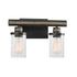 Elk Beaufort VANITY LIGHT in Anvil Iron Finish Model: 89153/2