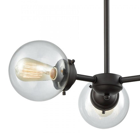 Elk Beckett 3 Light CHANDELIER in Oil Rubbed Bronze Finish Model: CN129321