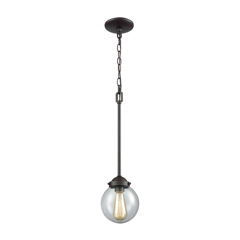 Elk Beckett MINI PENDANT in Oil Rubbed Bronze Finish Model: CN129151