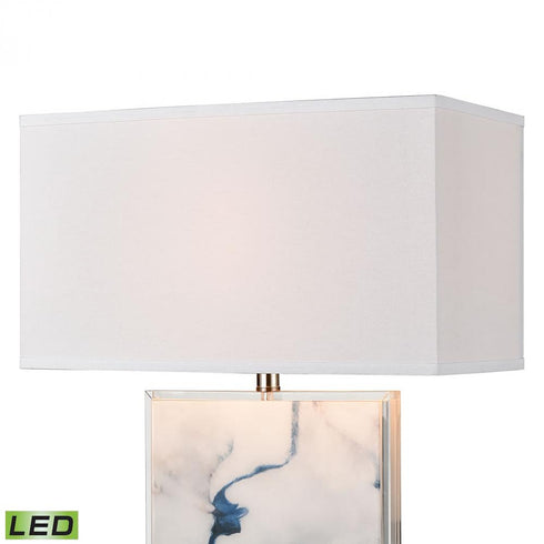 Elk Belhaven 28 Inch High 1 Light Table Lamp in Blue Includes LED Bulb Model: H019-7229-LED