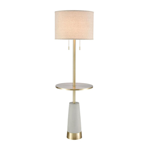 Elk Below the Surface 2 Light Floor Lamp in Polished Concrete Finish Model: 77129