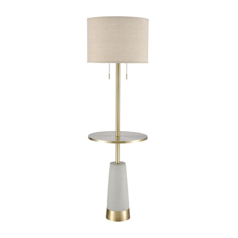 Elk Below the Surface 2 Light Floor Lamp in Polished Concrete Finish Model: 77129
