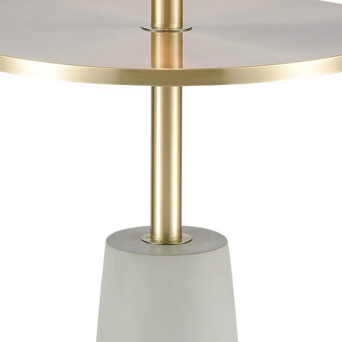 Elk Below the Surface 2 Light Floor Lamp in Polished Concrete Finish Model: 77129
