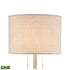Elk Below the Surface 63 Inch High 2 Light Floor Lamp in Polished Concrete Includes LED Bulbs Model: 77129-LED