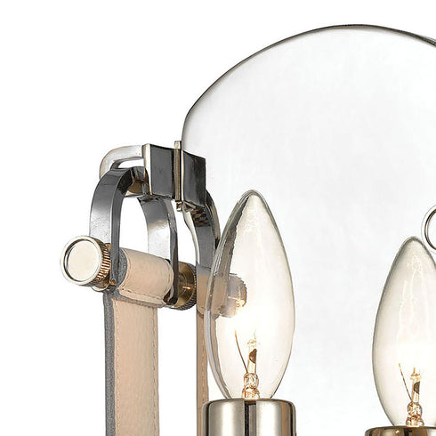 Elk Bergamo 1 Light SCONCE in Polished Nickel Finish Model: 16350/1