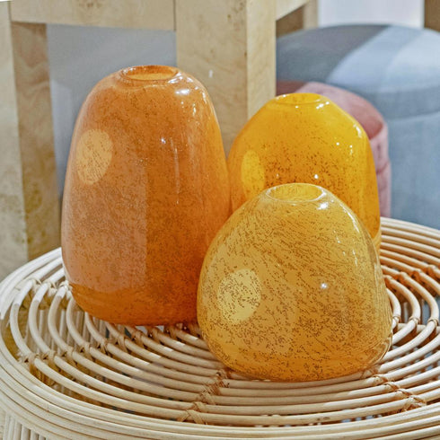 Elk Berk Vase Tall (2 pack) (2 pack) in Orange Finish Model: S0014-10111
