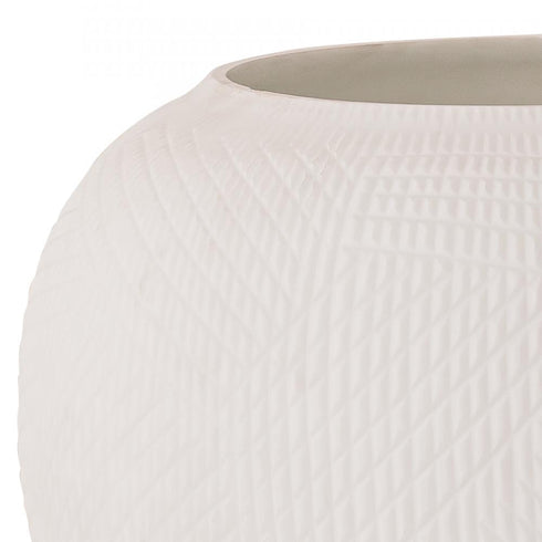 Elk Besse VASE JAR BOTTLE in White Finish Model: 8982-004