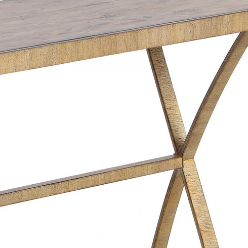 Elk Better Ending CONSOLE TABLE DESK in Aged Gold Finish Model: 164-006