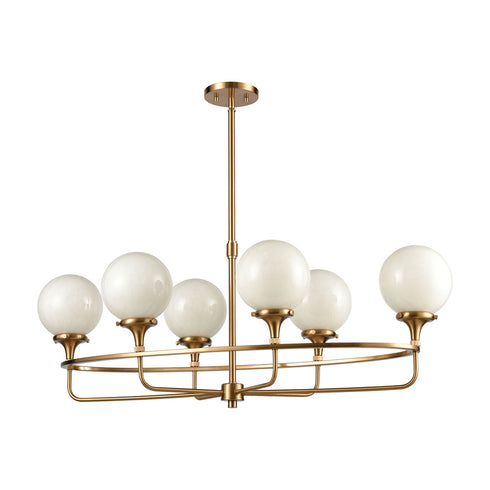 Elk Beverly Hills ISLAND LIGHT in Satin Brass Finish Model: 30147/6