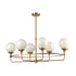 Elk Beverly Hills ISLAND LIGHT in Satin Brass Finish Model: 30147/6