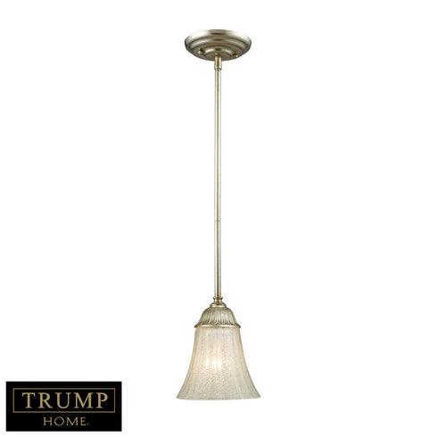 Elk Bianco 1 Light MINI PENDANT in Silver Leaf Finish Model: 2577/1