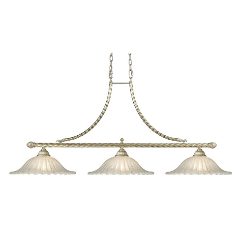 Elk Bianco ISLAND LIGHT in Silver Leaf Finish Model: 2578/3