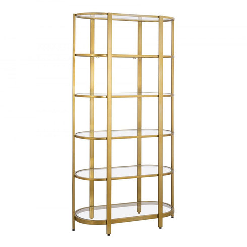 Elk Blain Bookshelf Brass in Antique Brass Finish Model: H0805-9913