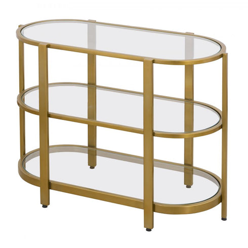 Elk Blain Console Table Brass in Antique Brass Finish Model: H0805-9914