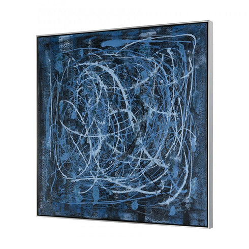 Elk Blue Rhythm WALL ART in Blue Finish Model: S0016-8128