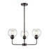 Elk Boman 23 Inch Wide 3 Light Chandelier in Oil Rubbed Bronze Model: CN280327