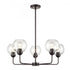 Elk Boman 28 Inch Wide 5 Light Chandelier in Oil Rubbed Bronze Model: CN280527