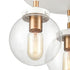 Elk Boudreaux 15 Inch Wide 3 Light Semi Flush Mount in Matte White Model: 24435/3