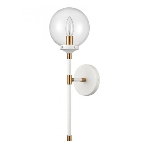 Elk Boudreaux 19 Inch High 1 Light Sconce in Matte White Model: 24434/1