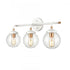 Elk Boudreaux 24 Inch Wide 3 Light Vanity Light in Matte White Model: 24432/3