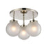 Elk Boudreaux 3 Light SEMI FLUSH MOUNT in Polished Nickel Finish Model: 15362/3