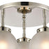 Elk Boudreaux 3 Light SEMI FLUSH MOUNT in Polished Nickel Finish Model: 15362/3