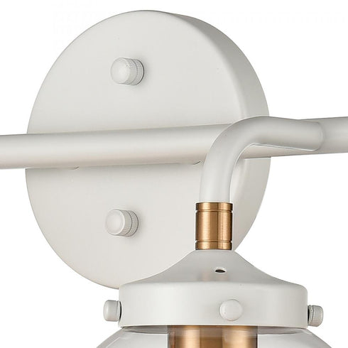 Elk Boudreaux 33 Inch Wide 4 Light Vanity Light in Matte White Model: 24433/4