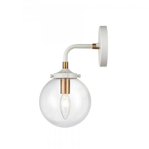 Elk Boudreaux 6 Inch Wide 1 Light Vanity Light in Matte White Model: 24430/1