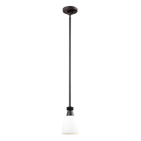 Elk Boulton 1 Light MINI PENDANT in Oiled Bronze Finish Model: 66240-1