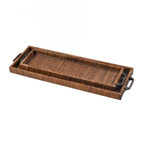 Elk_discontinued Bowman Tray Set of 2 in Rich Brown Model: S0037-11306/S2