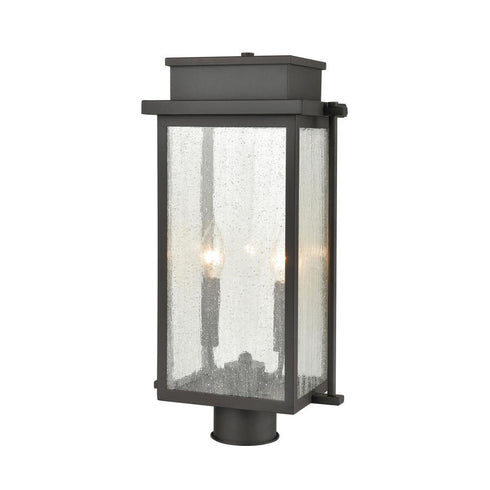 Elk Braddock POST MOUNT in Architectural Bronze Finish Model: 45444/2
