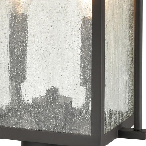 Elk Braddock POST MOUNT in Architectural Bronze Finish Model: 45444/2