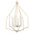 Elk Breezeway 28'' Wide 6 Light Pendant White Model: 52277/6