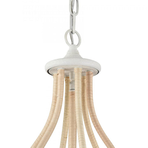 Elk Breezeway 28'' Wide 6 Light Pendant White Model: 52277/6