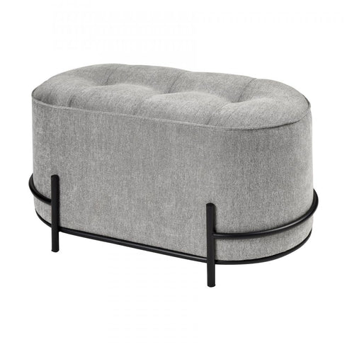 Elk Brida BENCH OTTOMAN in Black Finish Model: S0035-7417