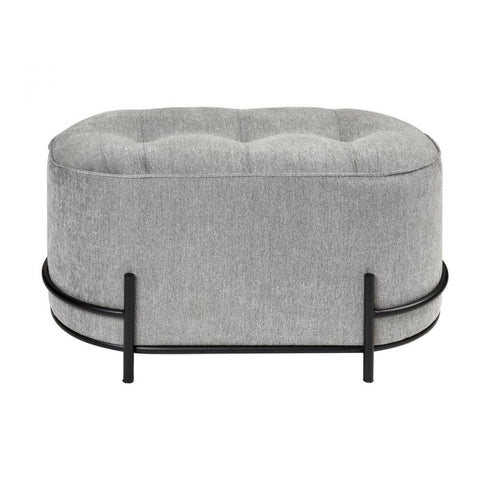 Elk Brida BENCH OTTOMAN in Black Finish Model: S0035-7417