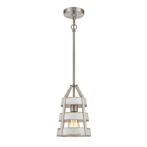 Elk Brigantine MINI PENDANT in Satin Nickel Finish Model: 33555/1