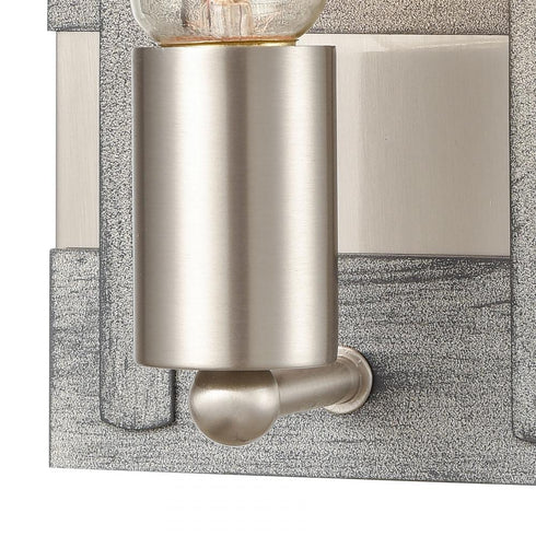 Elk Brigantine VANITY LIGHT in Weathered Driftwood Finish Model: 33451/1