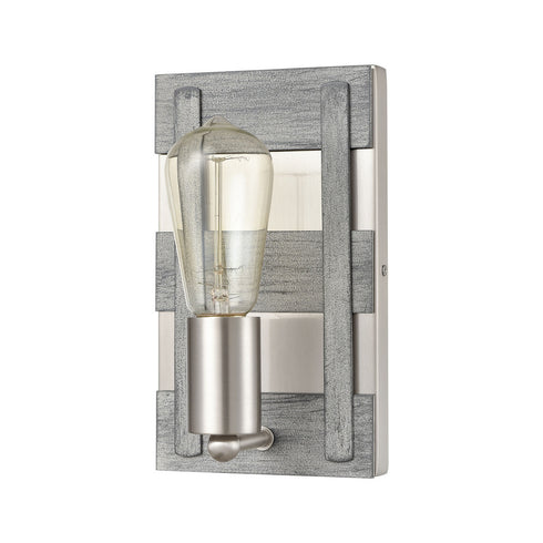 Elk Brigantine VANITY LIGHT in Weathered Driftwood Finish Model: 33451/1